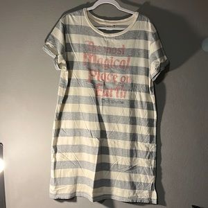Disney Parks Junkfood tshirt dress size Large